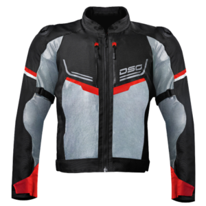 DSG Aire Riding Jacket Black Grey Red