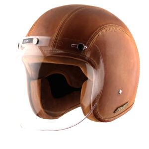 Axor Retro Jet Leather Helmet