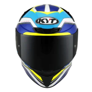 KYT GRAND PRIX WHITE LIGHT BLUE